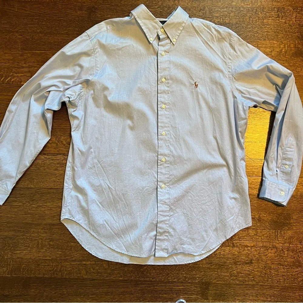 Polo Ralph Lauren size 17/XL light blue dress shirt